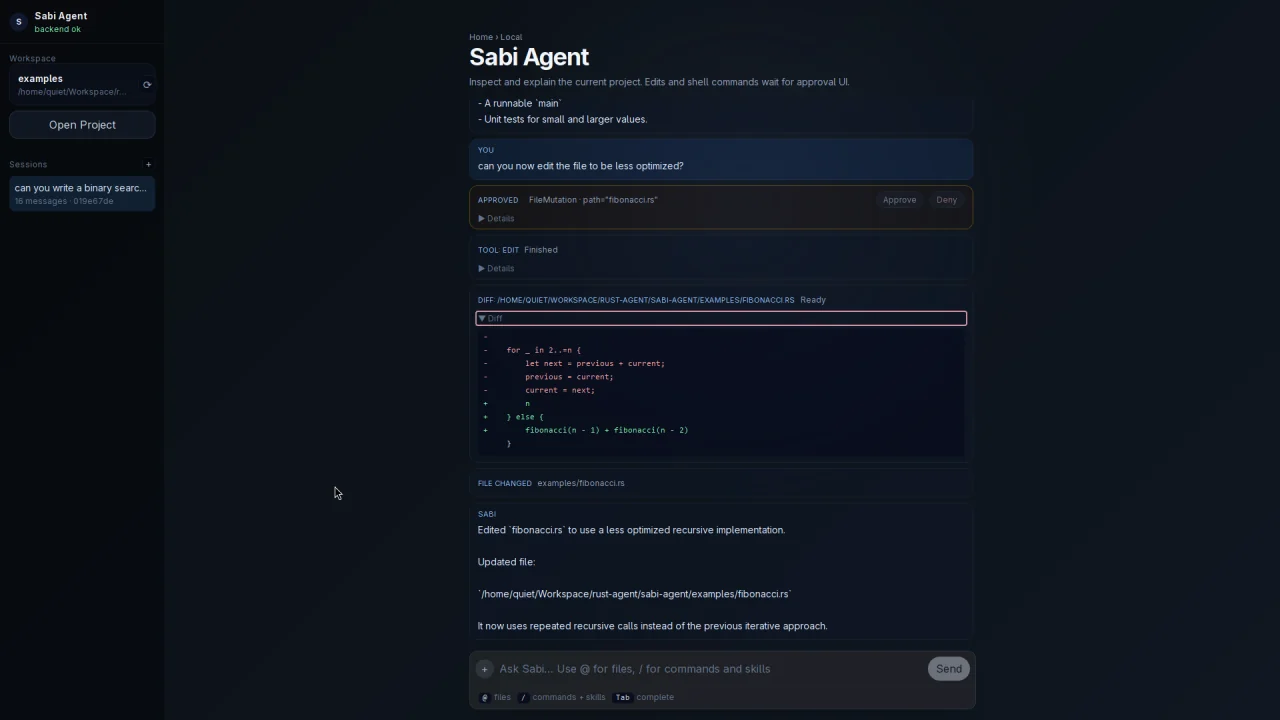 Sabi Agent preview
